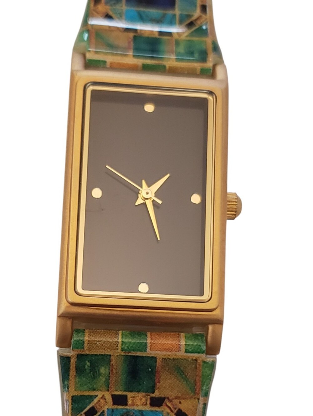 VIntage Metropolitan Museum of Art (MMA) Tiffany Inland Tile Mosaic Watch